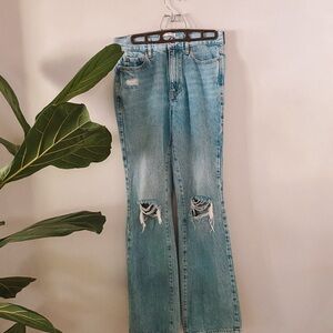 Pac Sun Vintage Bootcut Distressed Denim